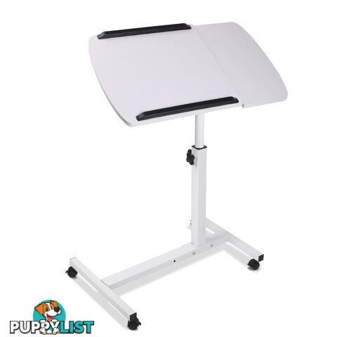 Rotating Mobile Laptop Adjustable Desk White