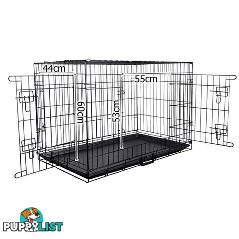 48 Inch Metal Collapsible Dog Cage