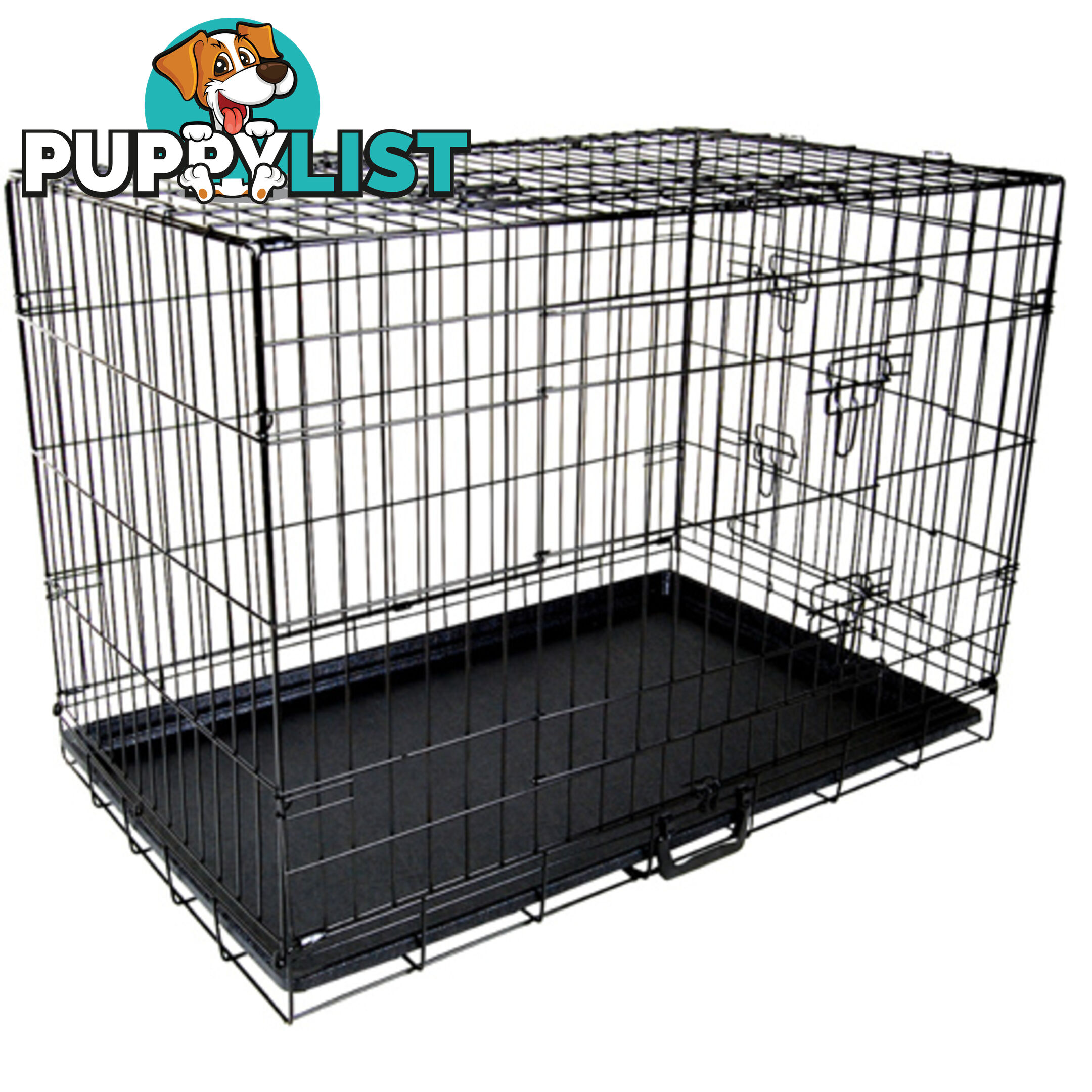 48 Inch Metal Collapsible Dog Cage