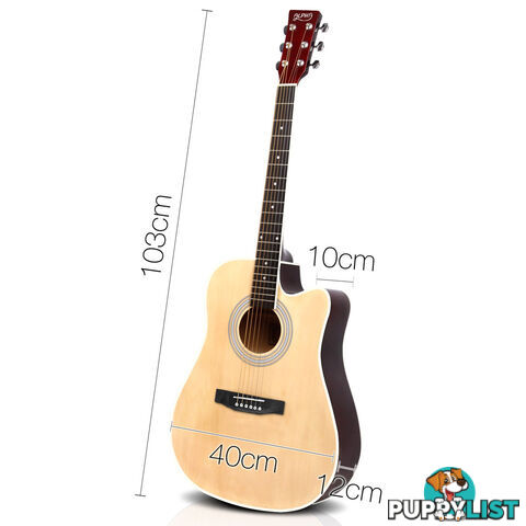 41" Steel-Stringed Acoustic Guitar Natural