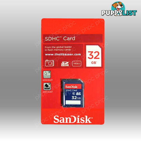 SANDISK SDHC SDB 32GB CLASS 4