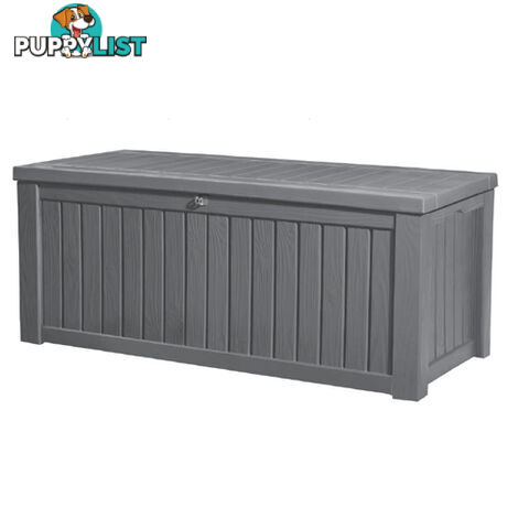 Keter Rockwood Storage Box Anthracite Grey