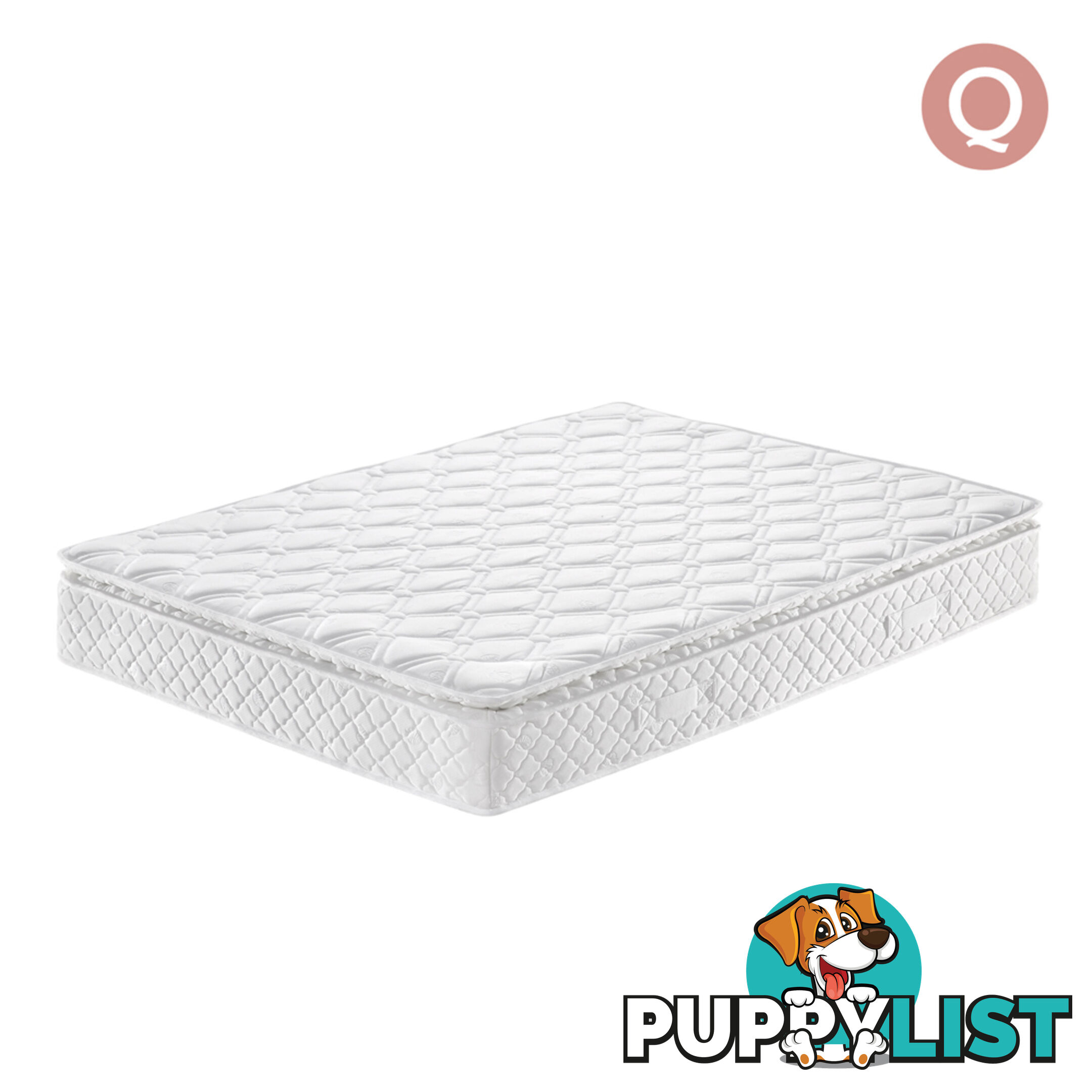 Pillow Top Pocket Spring Medium Firm Mattress Queen