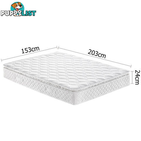 Pillow Top Pocket Spring Medium Firm Mattress Queen