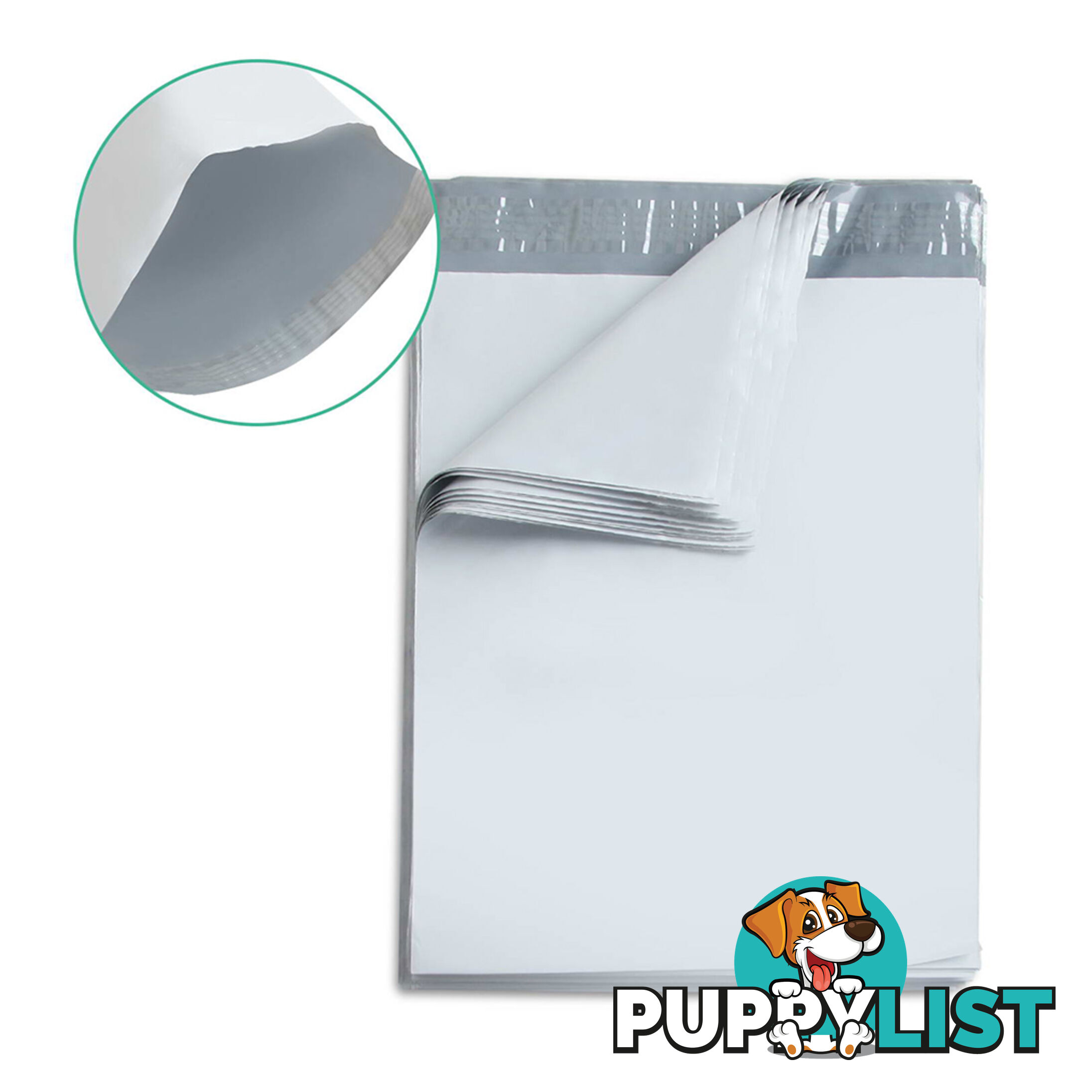 Set of 100 Poly Mailer Bags - 225 x 330mm