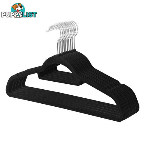 50 Pack Velvet Hangers with Tie Bar