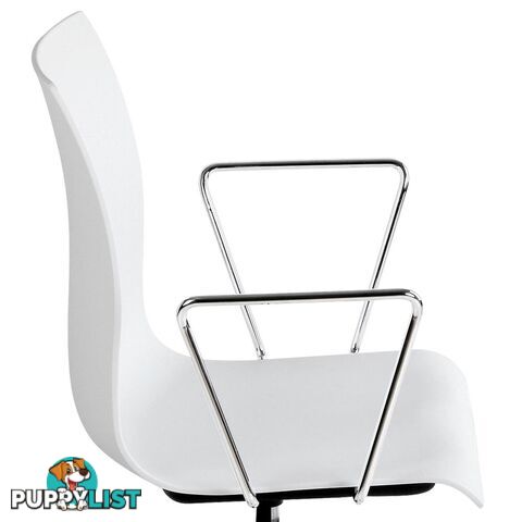 Modern Office Chair with Armrests White