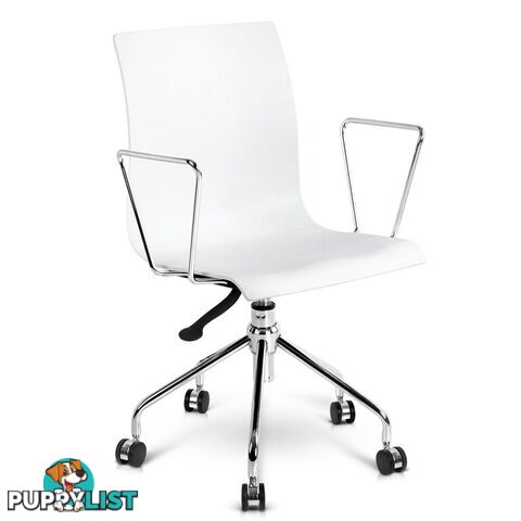 Modern Office Chair with Armrests White