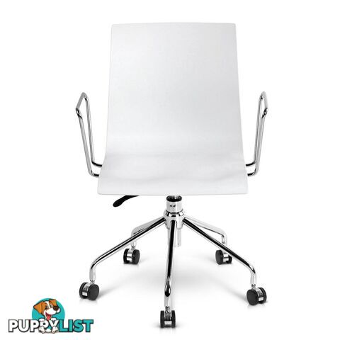 Modern Office Chair with Armrests White