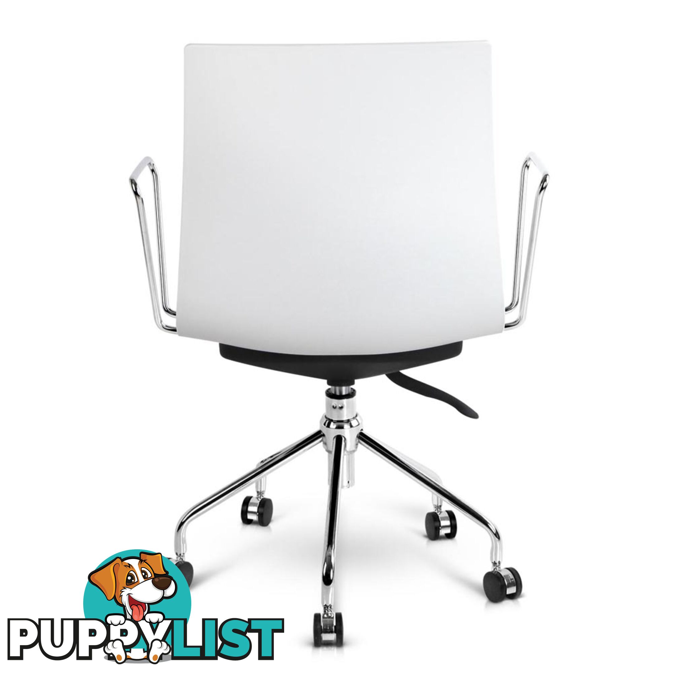 Modern Office Chair with Armrests White