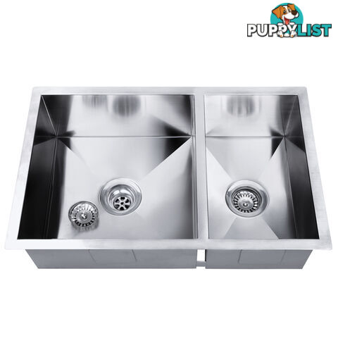 Stainless Steel Kitchen/Laundry Sink w/ Strainer Waste 715x450mm