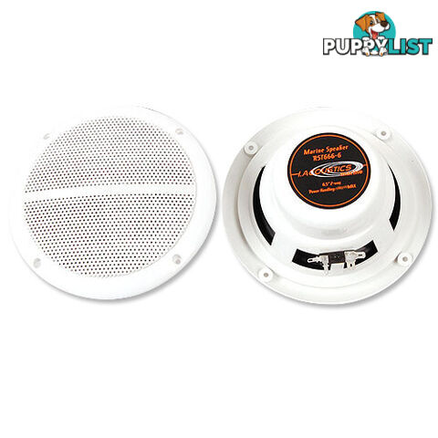 Set of 2 6.5 inch 2-Way Outdoor Boat Waterproof Marine Speaker