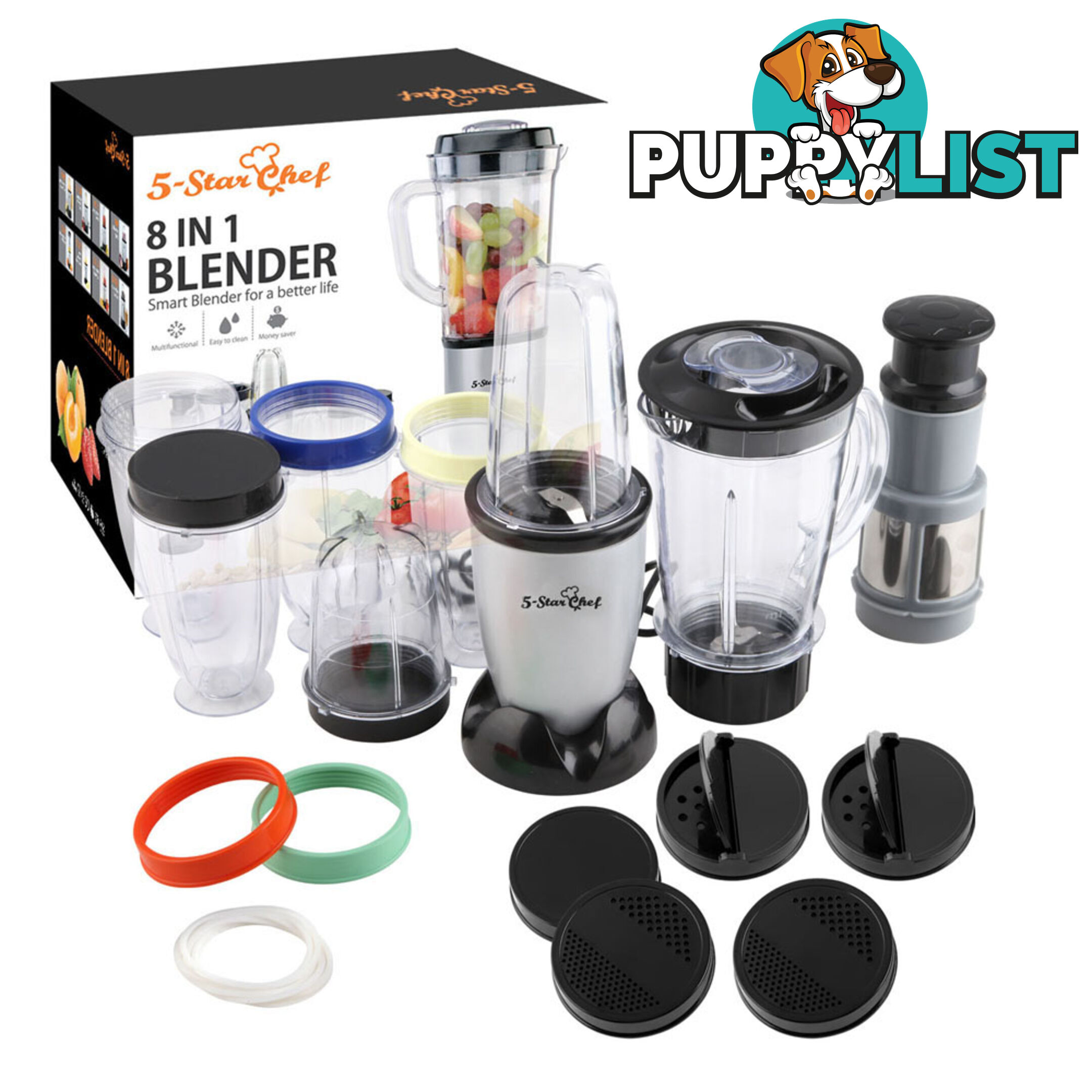 5 Star Chef Magic Blender 30PCS Fruit Juicer Mixer