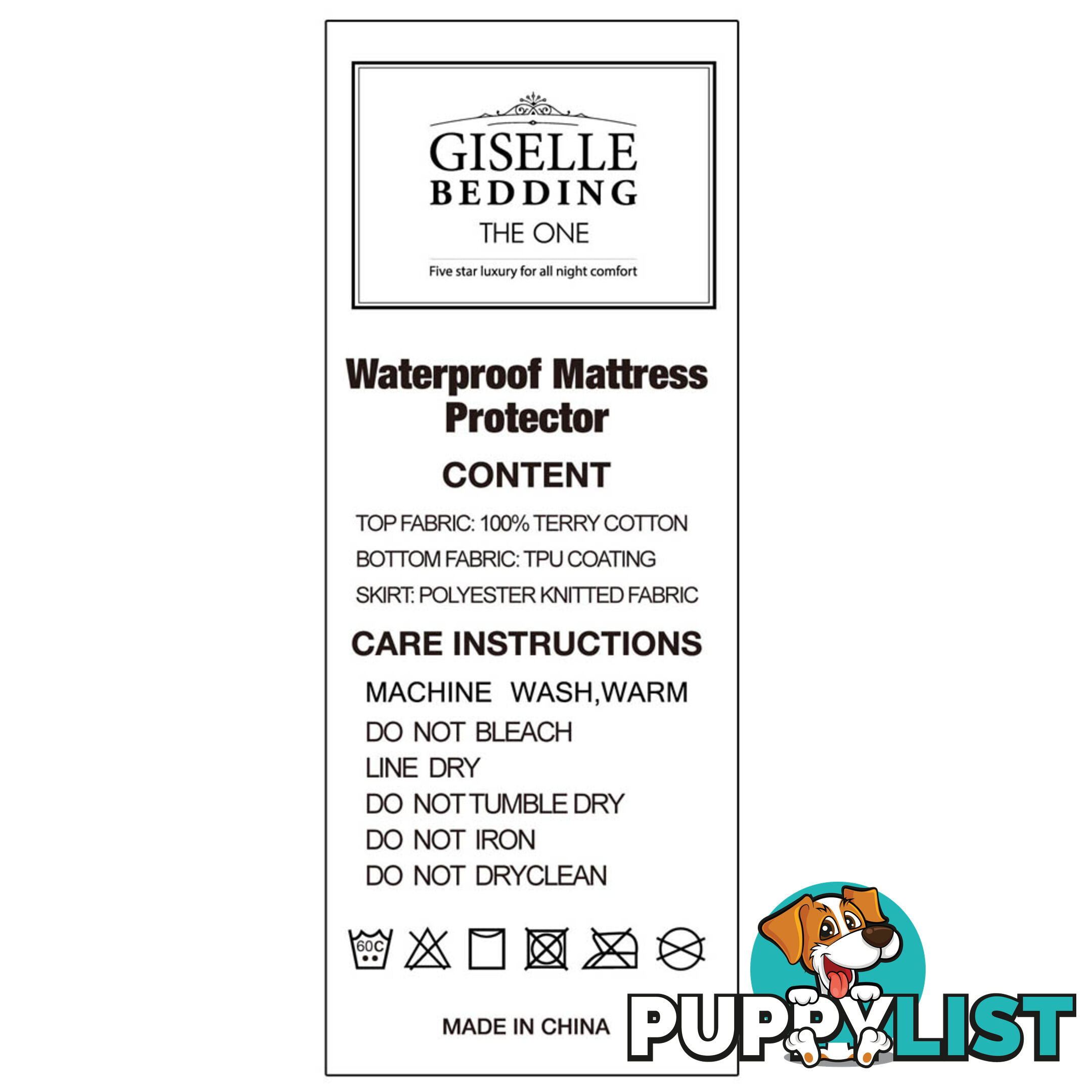 Waterproof Mattress Protector - Queen