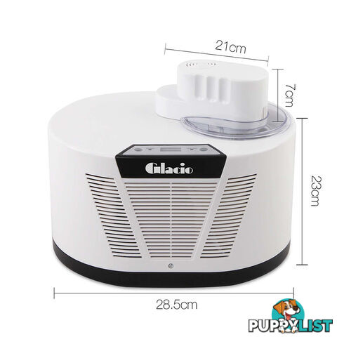 Ice Cream Maker with LCD Display  1L