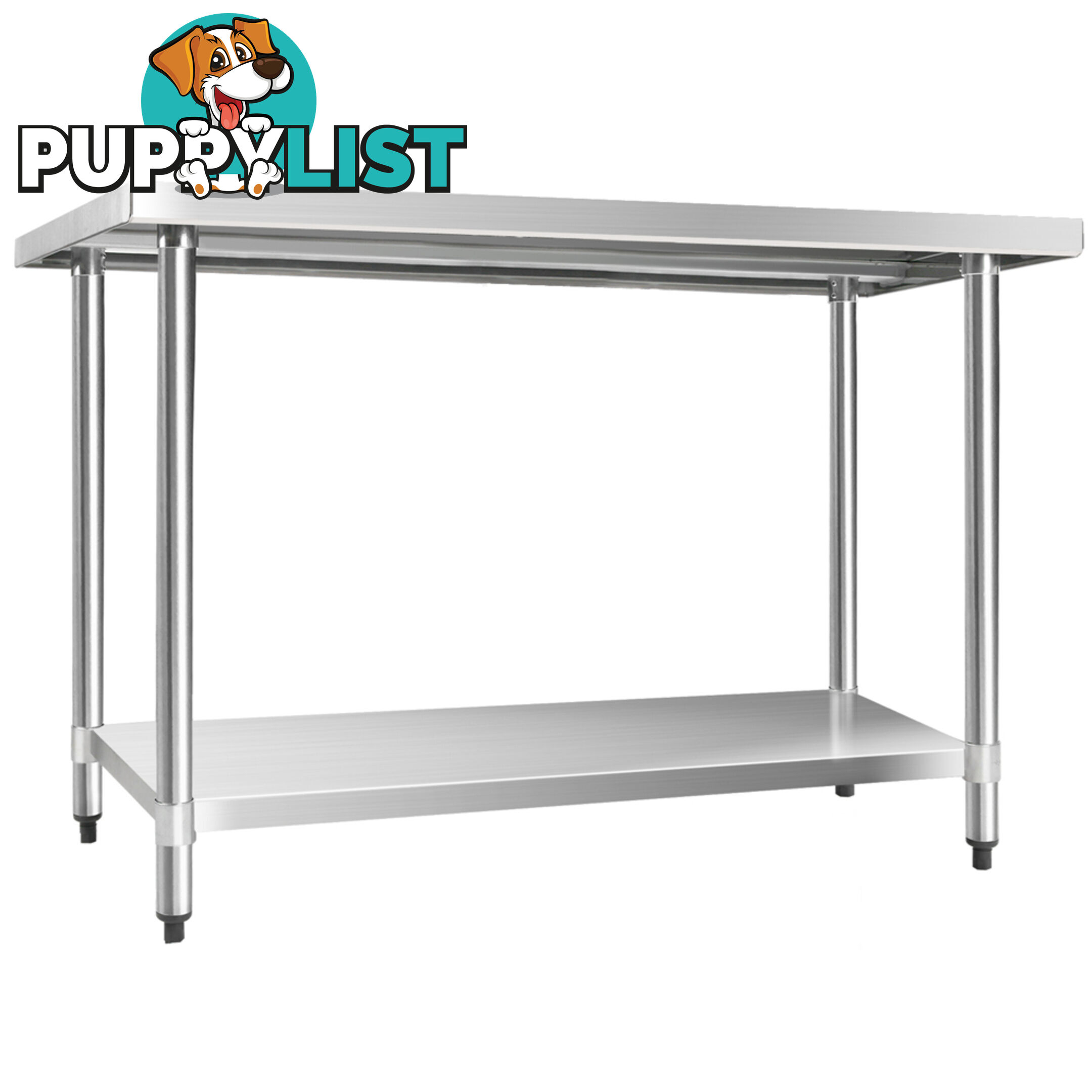 304 Stainless Steel Kitchen Work Bench Table 1219mm