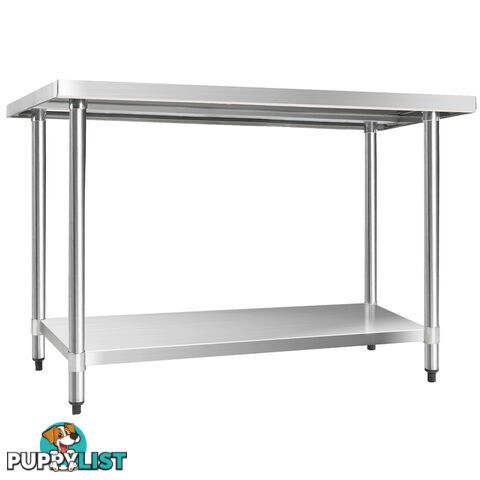 304 Stainless Steel Kitchen Work Bench Table 1219mm