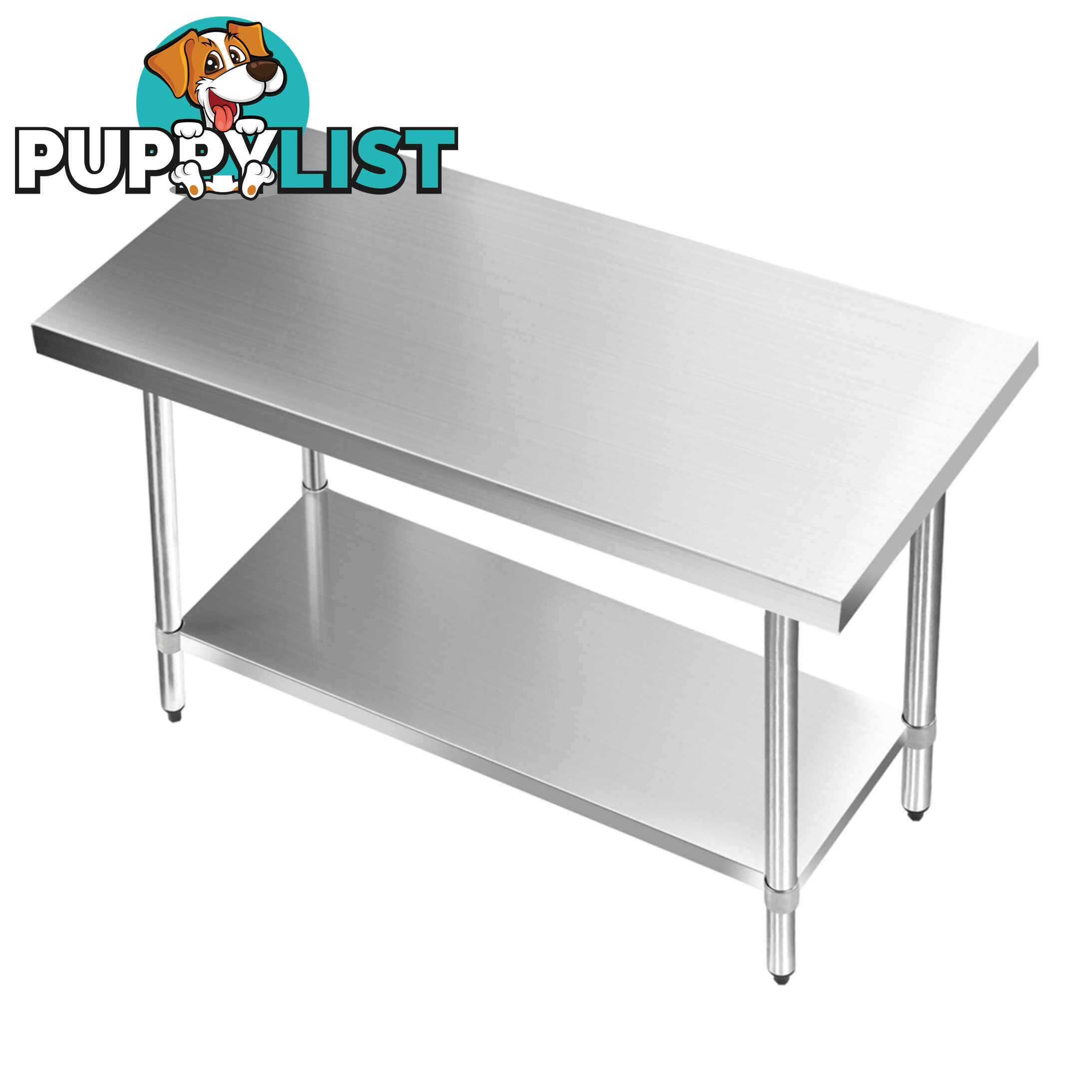 304 Stainless Steel Kitchen Work Bench Table 1219mm