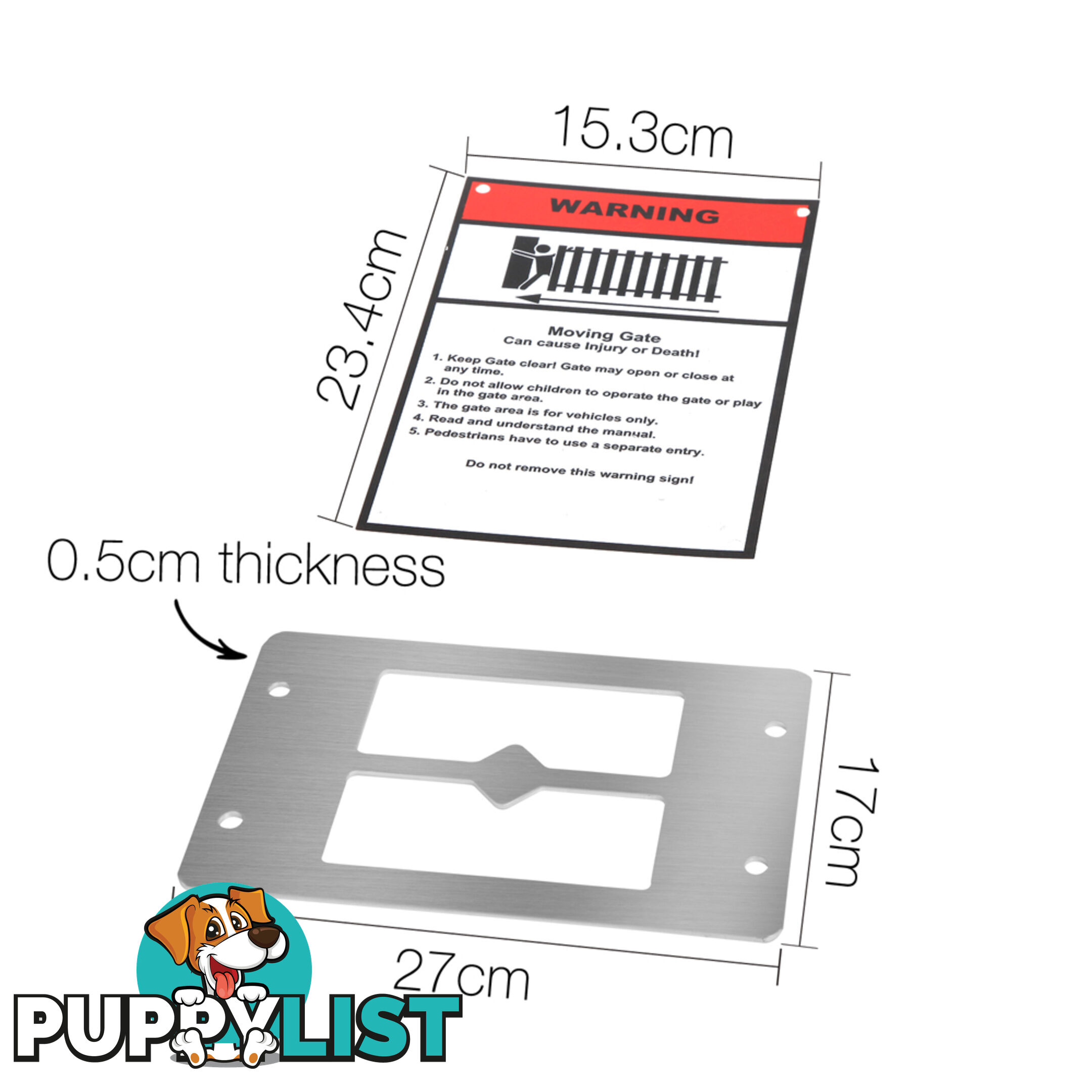 Automatic Sliding Gate Opener - 1800kg with 2 Remote Controls