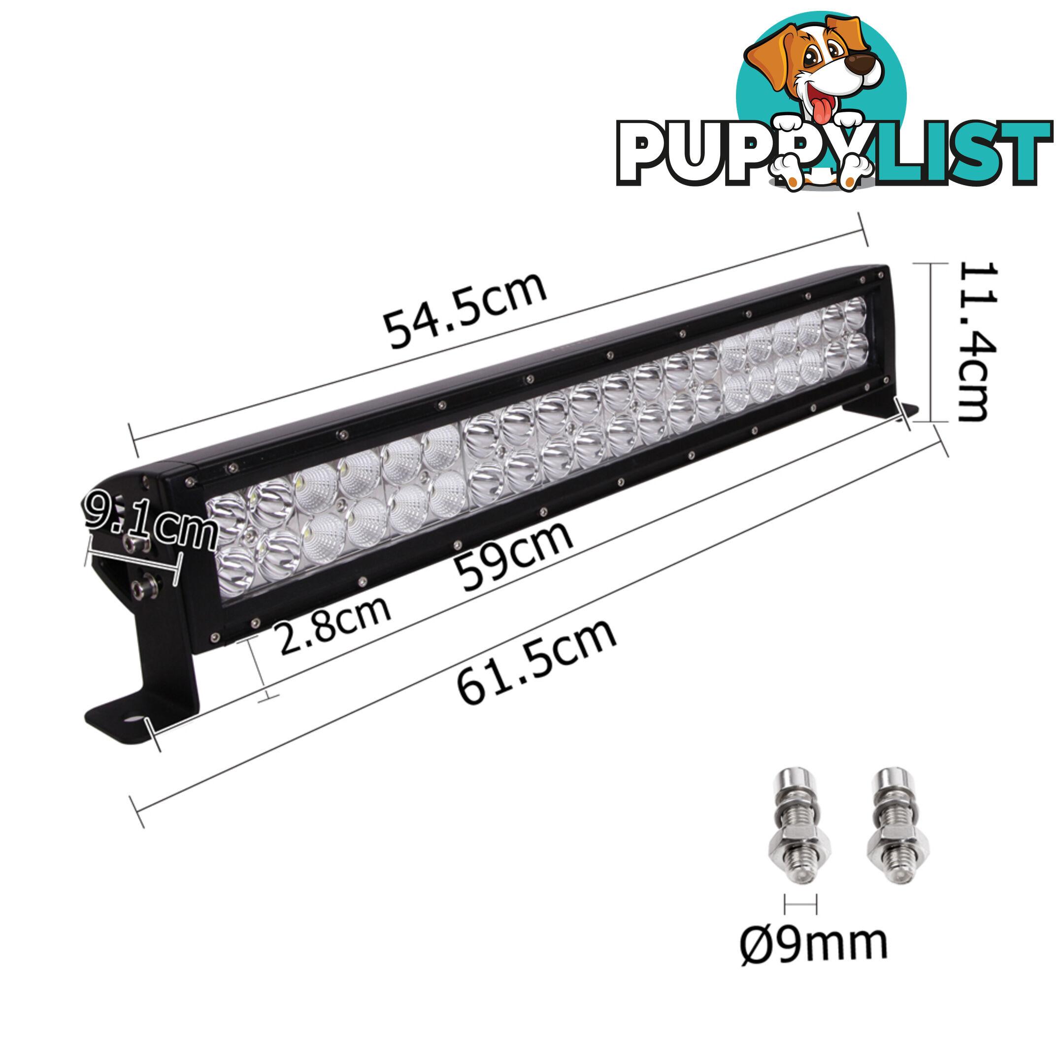 21 Inch Epistar Dual LED Spot 5W & Flood Light Bar 200W