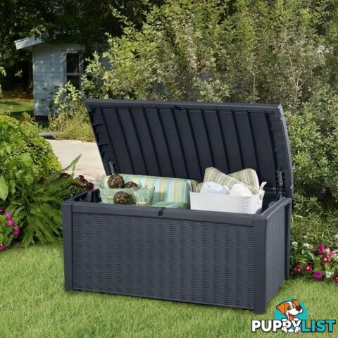 Keter Borneo Outdoor Garden Storage Box Grey