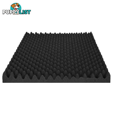 Studio 10 Eggshell Acoustic Foam Black 50 x 50cm