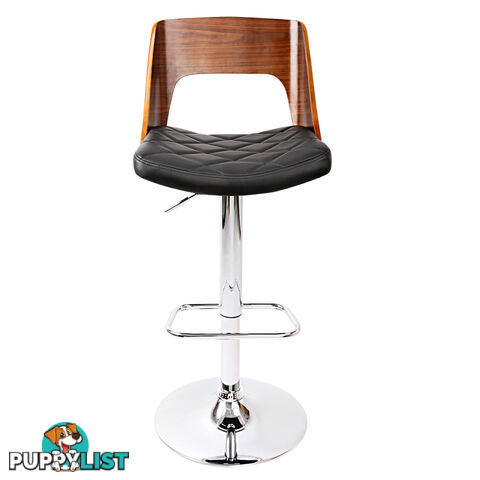 Set of 2 Wooden Bar Stools