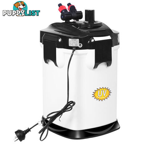 Aquarium Fish Tank External Canister Filter 2200LPH White