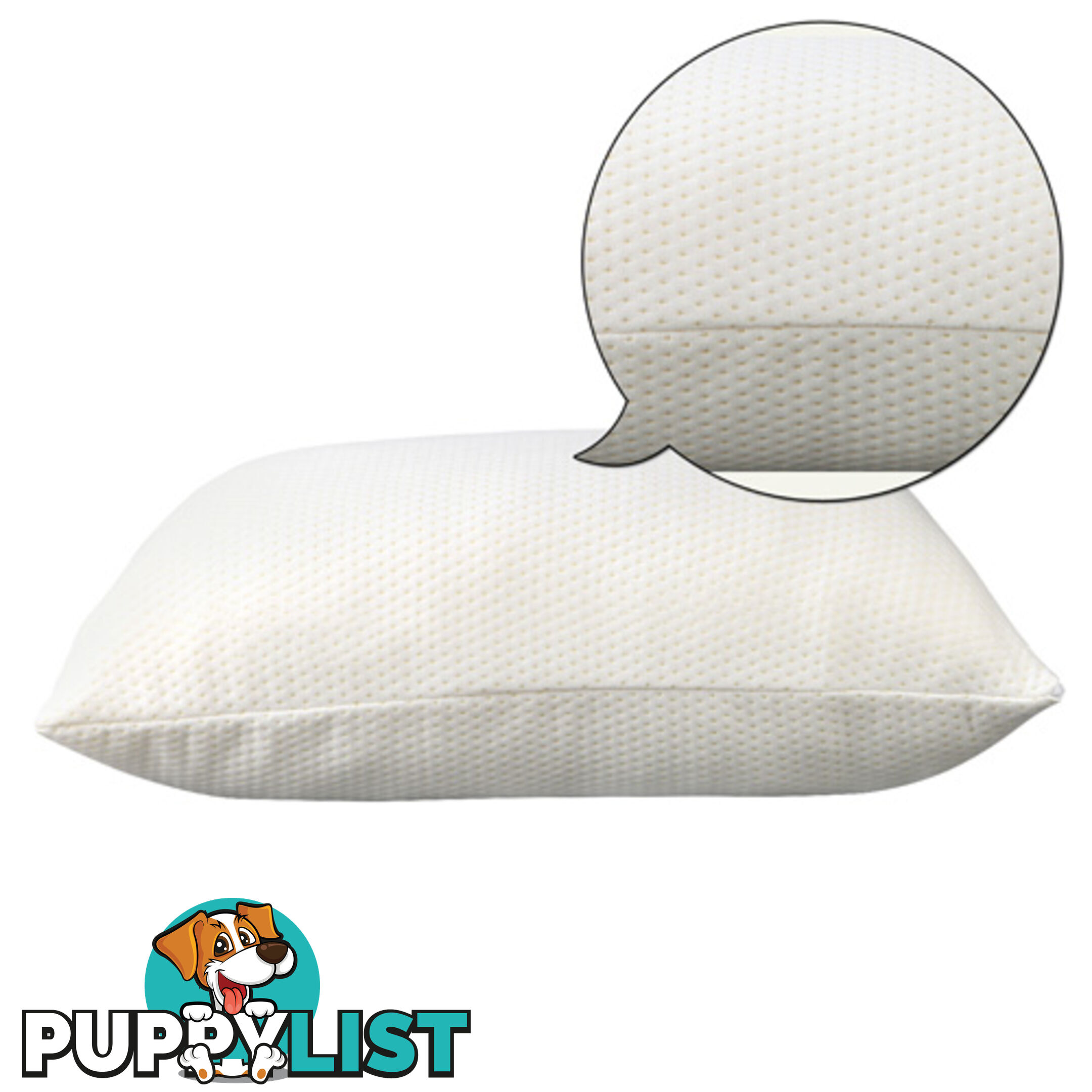 Set of 2 Memory Foam Pillows