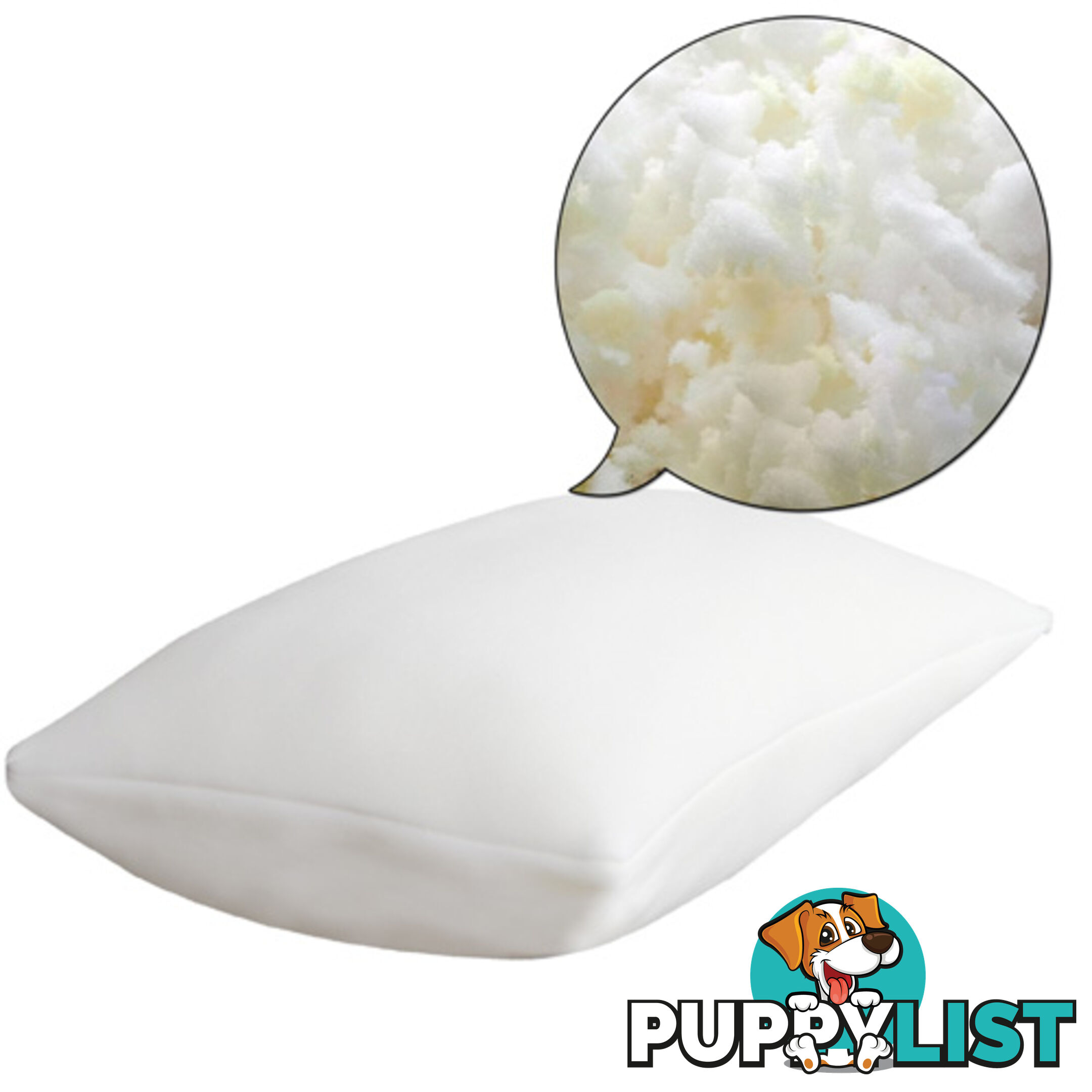 Set of 2 Memory Foam Pillows