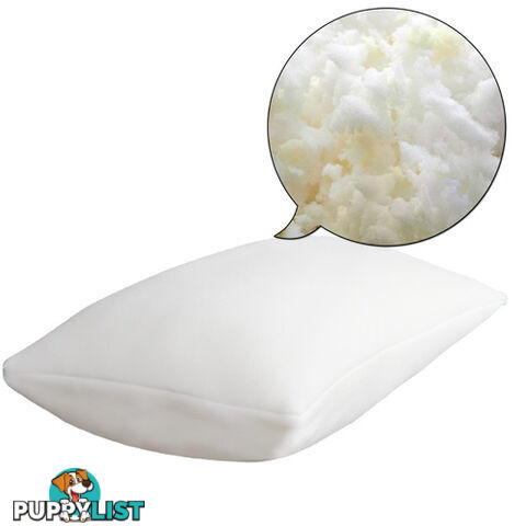 Set of 2 Memory Foam Pillows