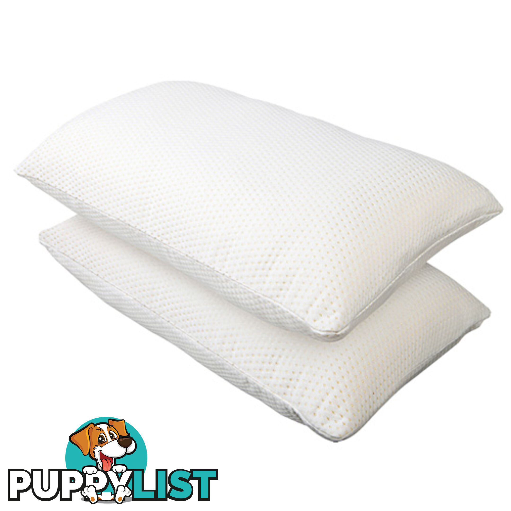 Set of 2 Memory Foam Pillows