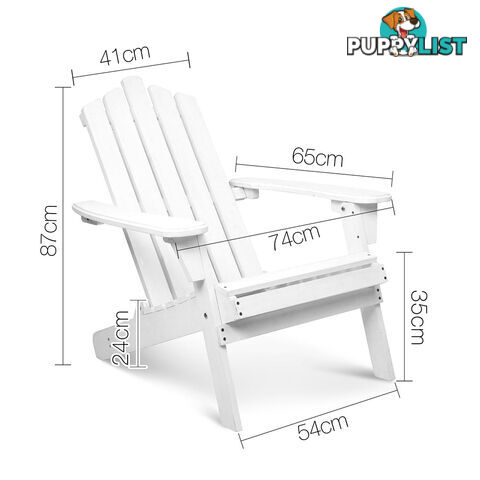 Adirondack Foldable Deck Chair