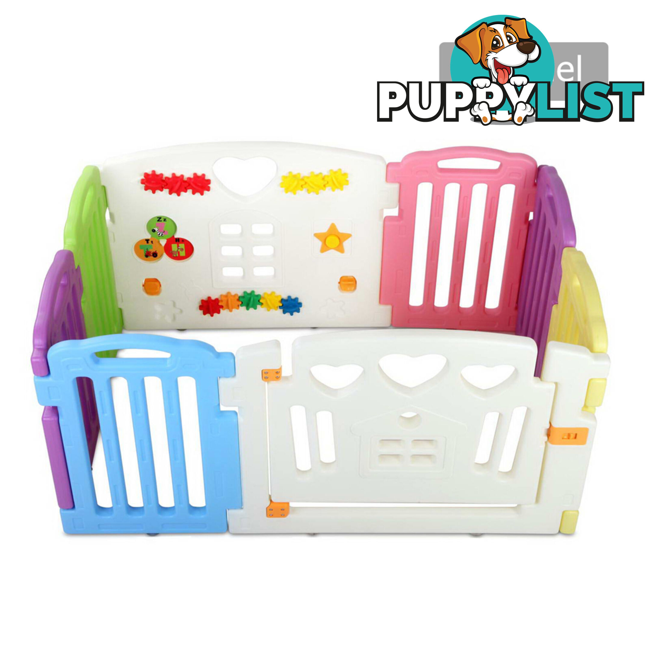 8 Panels Interactive Baby Playpen