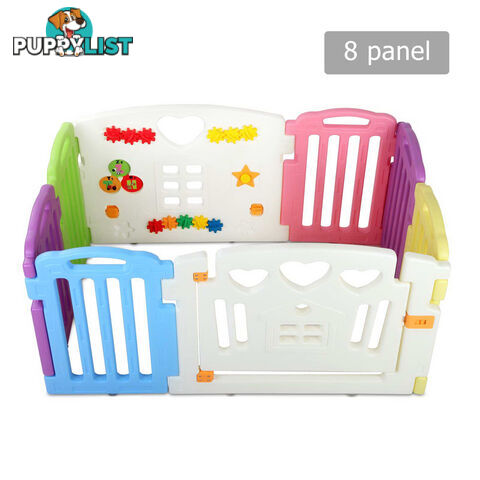 8 Panels Interactive Baby Playpen