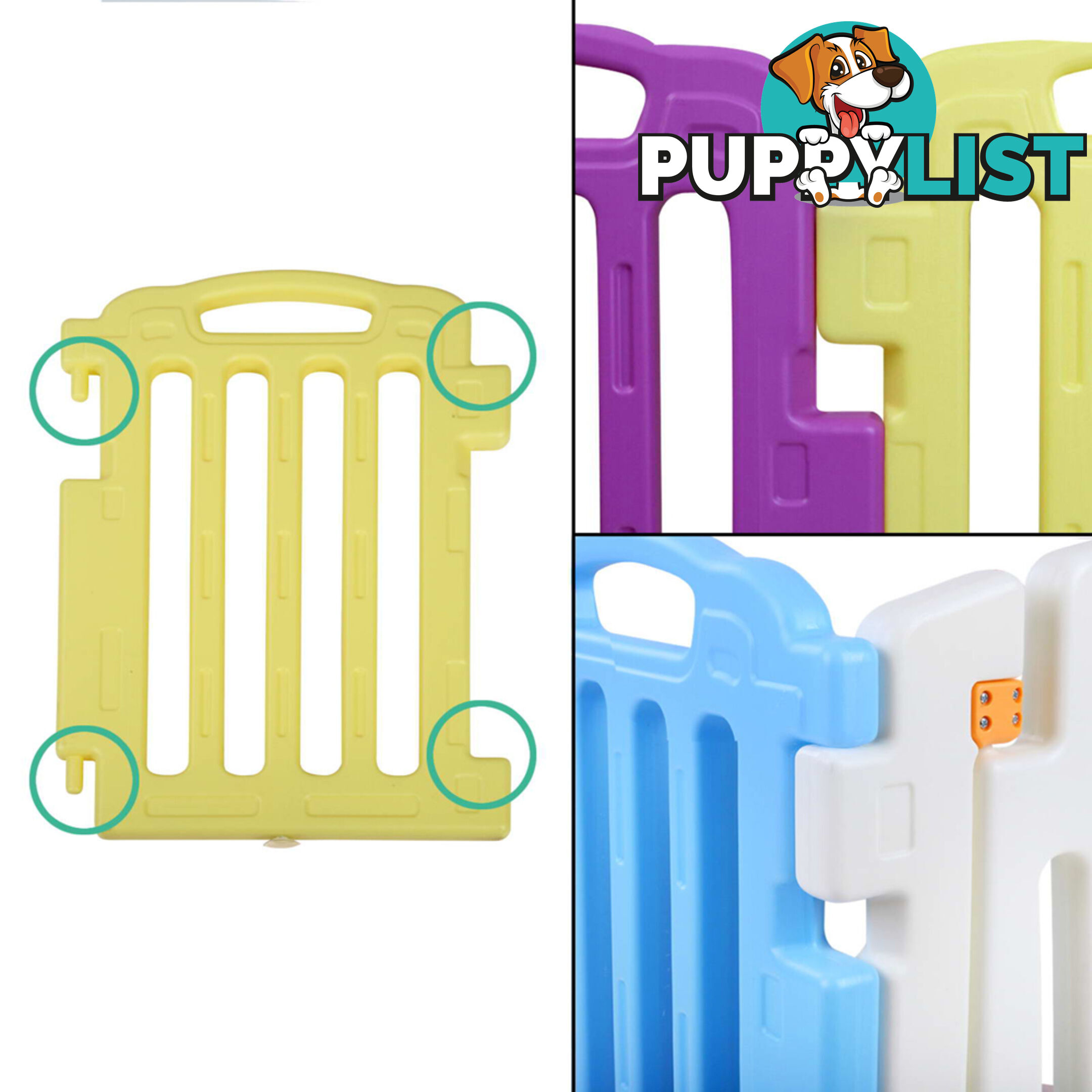 8 Panels Interactive Baby Playpen