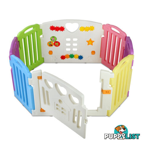 8 Panels Interactive Baby Playpen