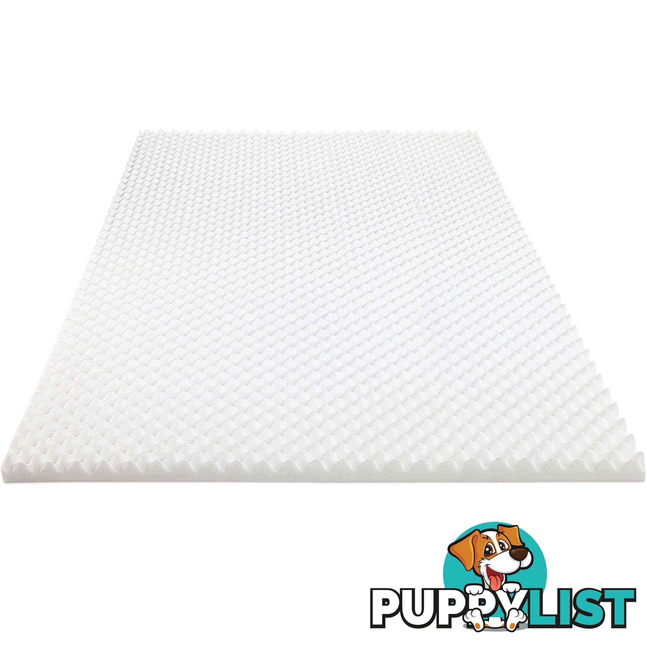 Deluxe Egg Crate Mattress Topper 5 cm Underlay Protector Double