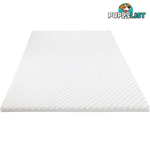 Deluxe Egg Crate Mattress Topper 5 cm Underlay Protector Double