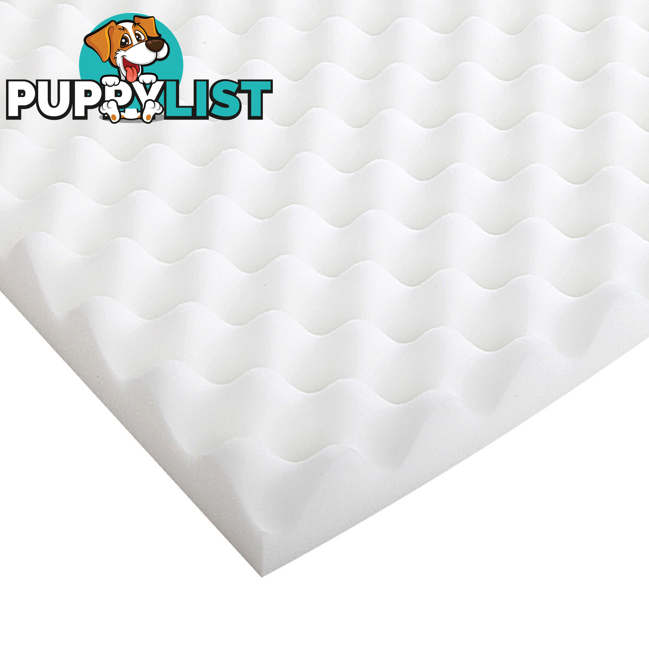 Deluxe Egg Crate Mattress Topper 5 cm Underlay Protector Double