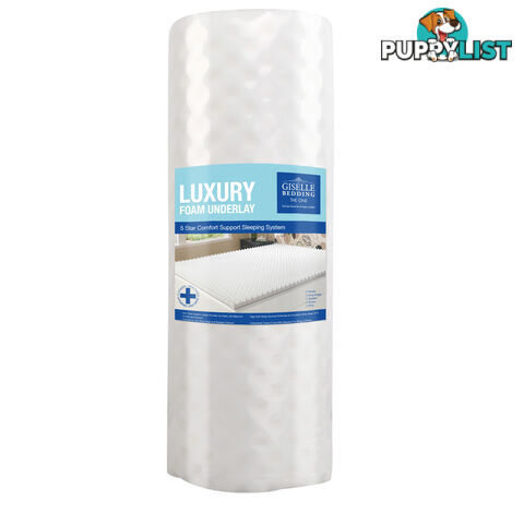 Deluxe Egg Crate Mattress Topper 5 cm Underlay Protector Double