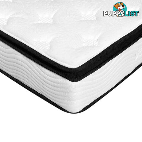 Latex Pillow Top Pocket Spring Mattress King Single