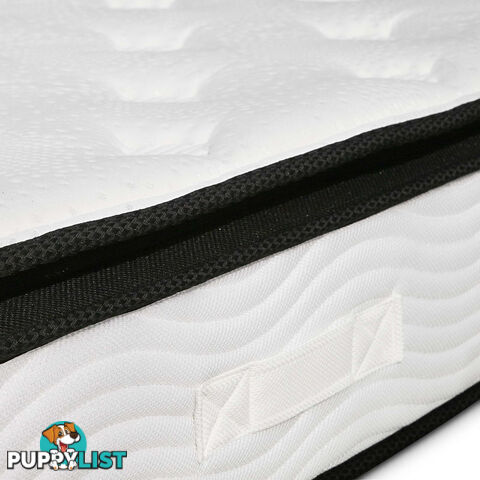 Latex Pillow Top Pocket Spring Mattress King Single