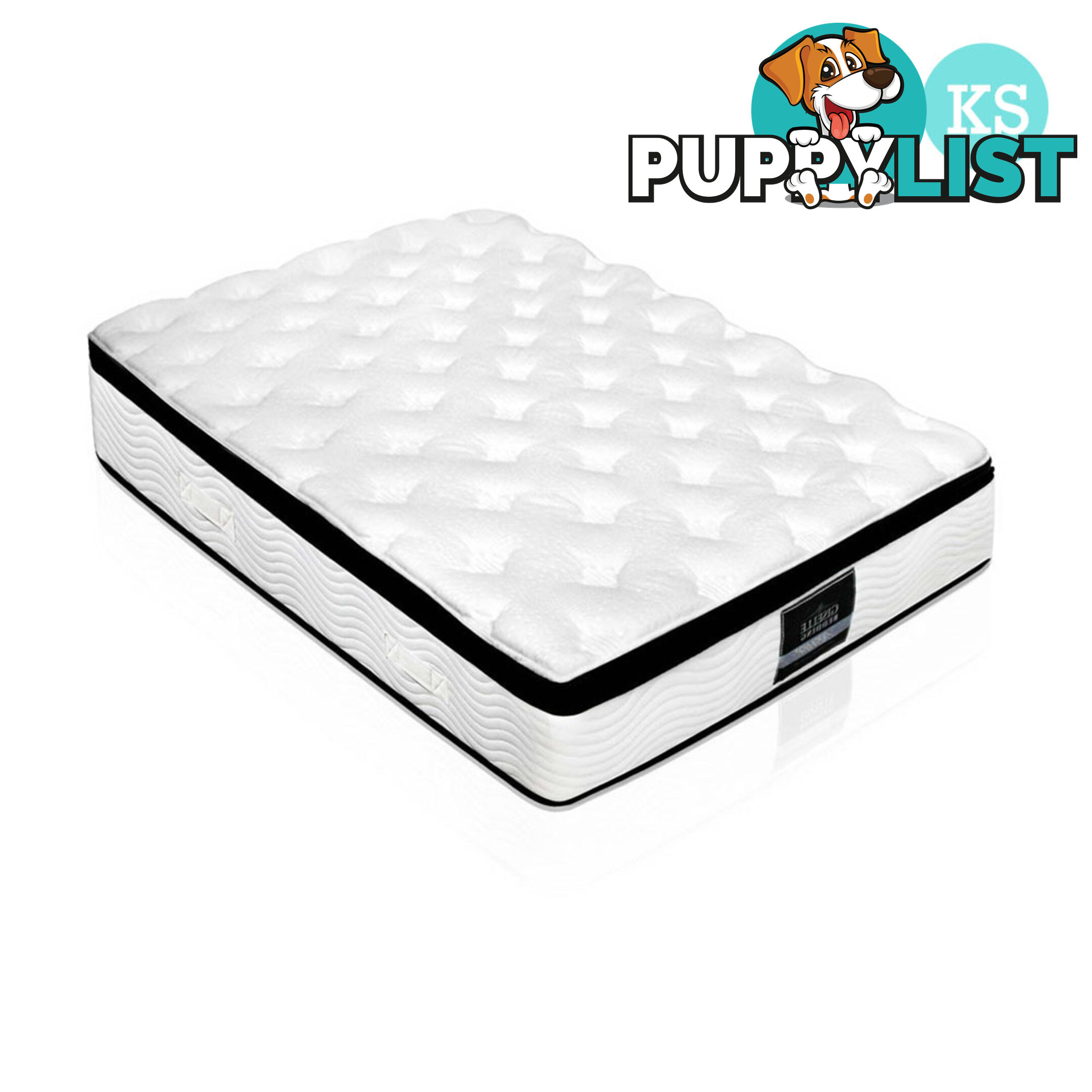 Latex Pillow Top Pocket Spring Mattress King Single