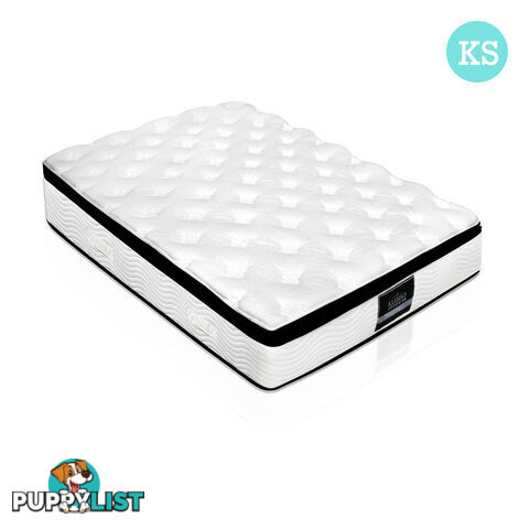 Latex Pillow Top Pocket Spring Mattress King Single