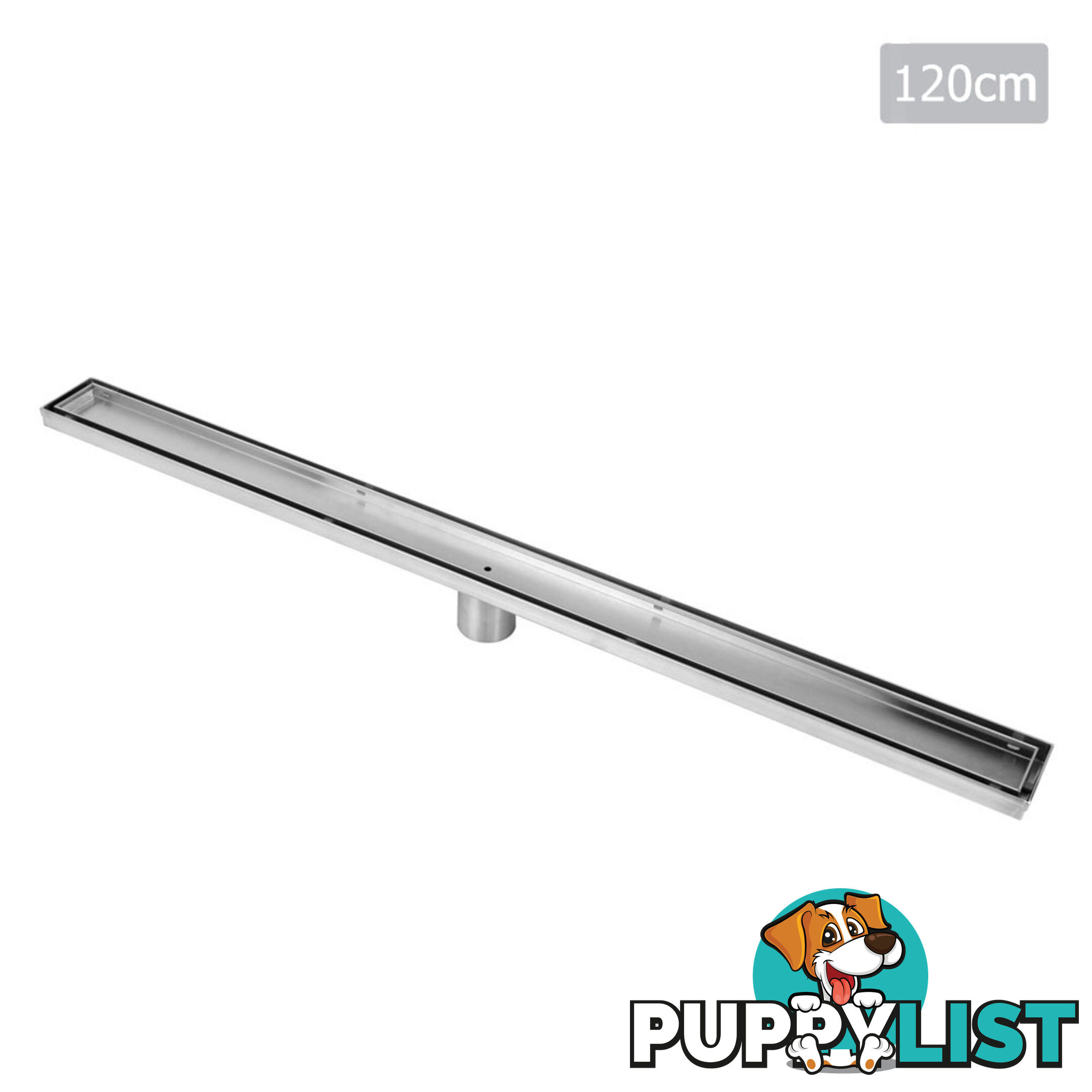 Tile Insert Stainless Steel Shower Grate Drain Floor Bathroom 1200mm