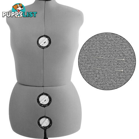 Adjustable Dressmaking Mannequin SZ14-20 - Grey