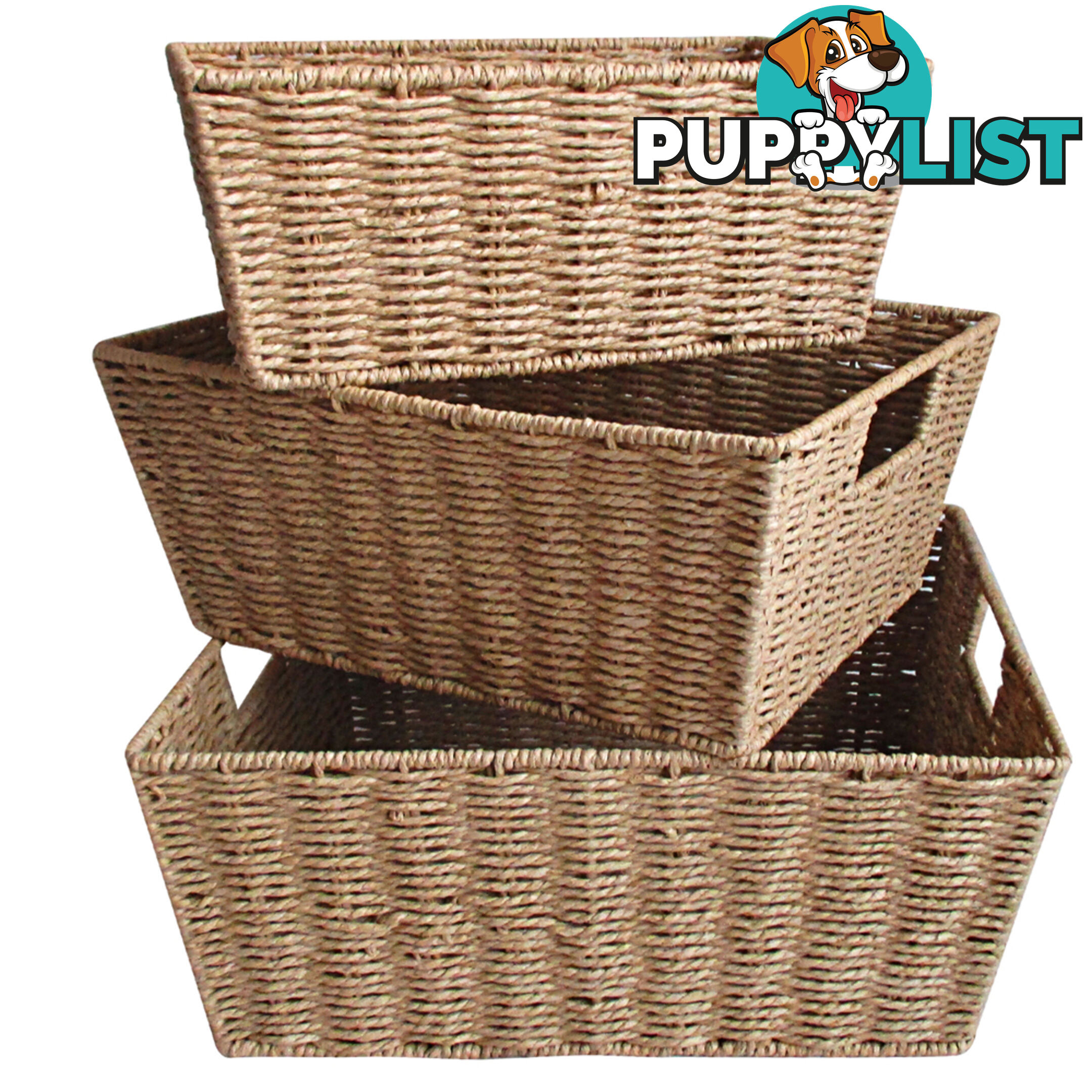 3 Peice Storage Basket Set