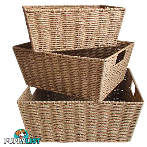 3 Peice Storage Basket Set