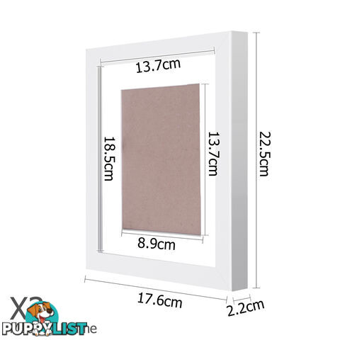 11 pcs Photo Frames Set Wall White